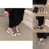 Pink Ballet Flat Shoes For Women With Block Heel And Satin Material For Daily Wear