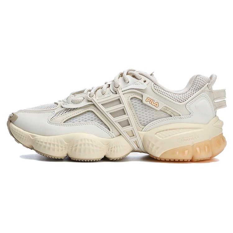 FILA Ladder Fabric Synthetic Leather TPU Sports Comfort Low-Top Casual Shoes Women Casual Shoes Off-White F12W322101FWA