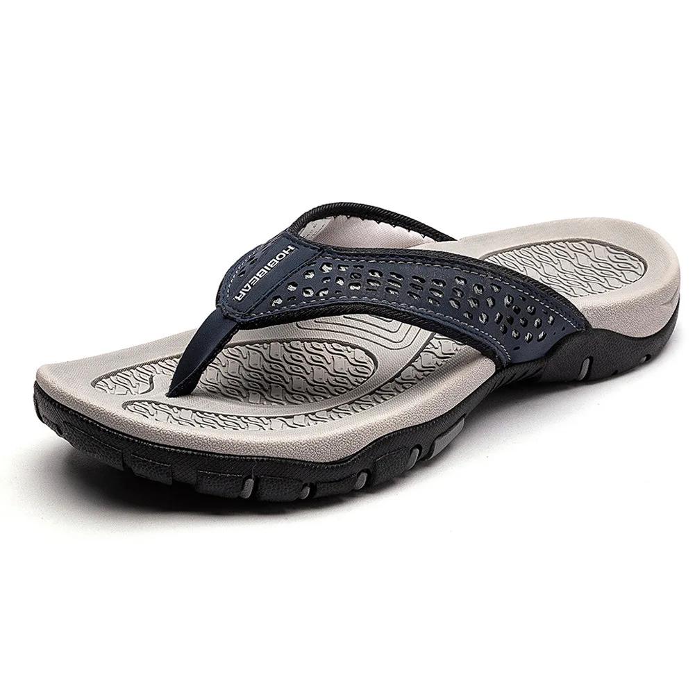 Fashion Men Flip Flops Beach Sandals Summer Man Shoes Flat Non Slip Fashion Designer Slippers Rubber Casual Shoe Zapatos 2025
