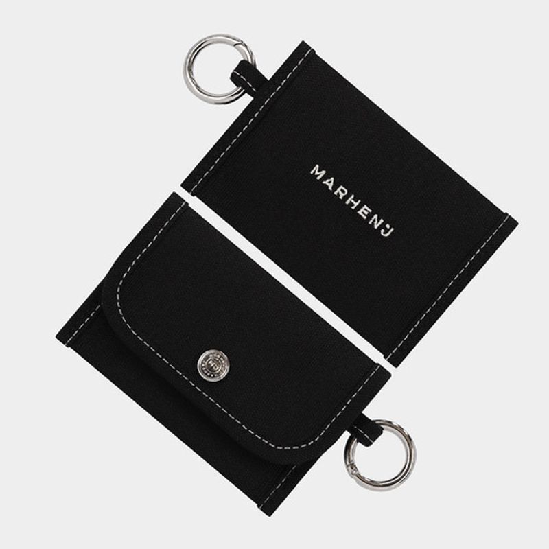 

MARHEN.J Ravi Wallet Pouch Keyring Charm_3colors Ravi Wallet_Denim