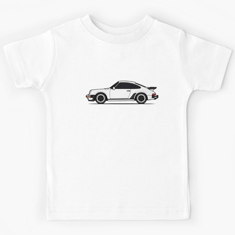 Retro P 930 Turbo Side View - Grand Prix White Kids T-Shirt 170