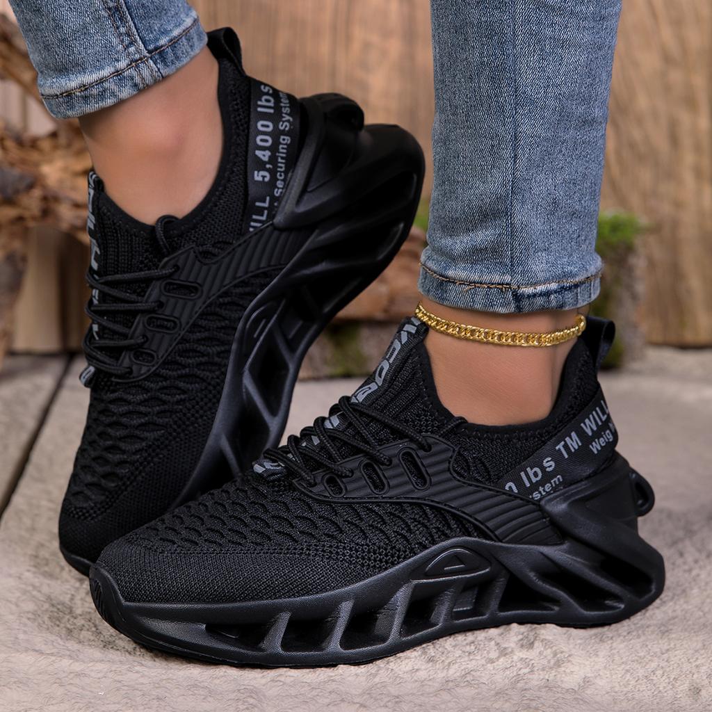 Damen Sneaker Modische Rote Blade Schuhe Herbst Neu EVA Weichsohle Laufschuhe Leicht Anti-Rutsch Sport Tennisschuhe