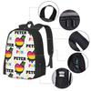Pattern Design Bag Student's Backpack Pan Pride Pansexual Pride Lgbt