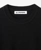 BLOND9 Mesh Pk Round Neck Short Sleeve Knit_Black