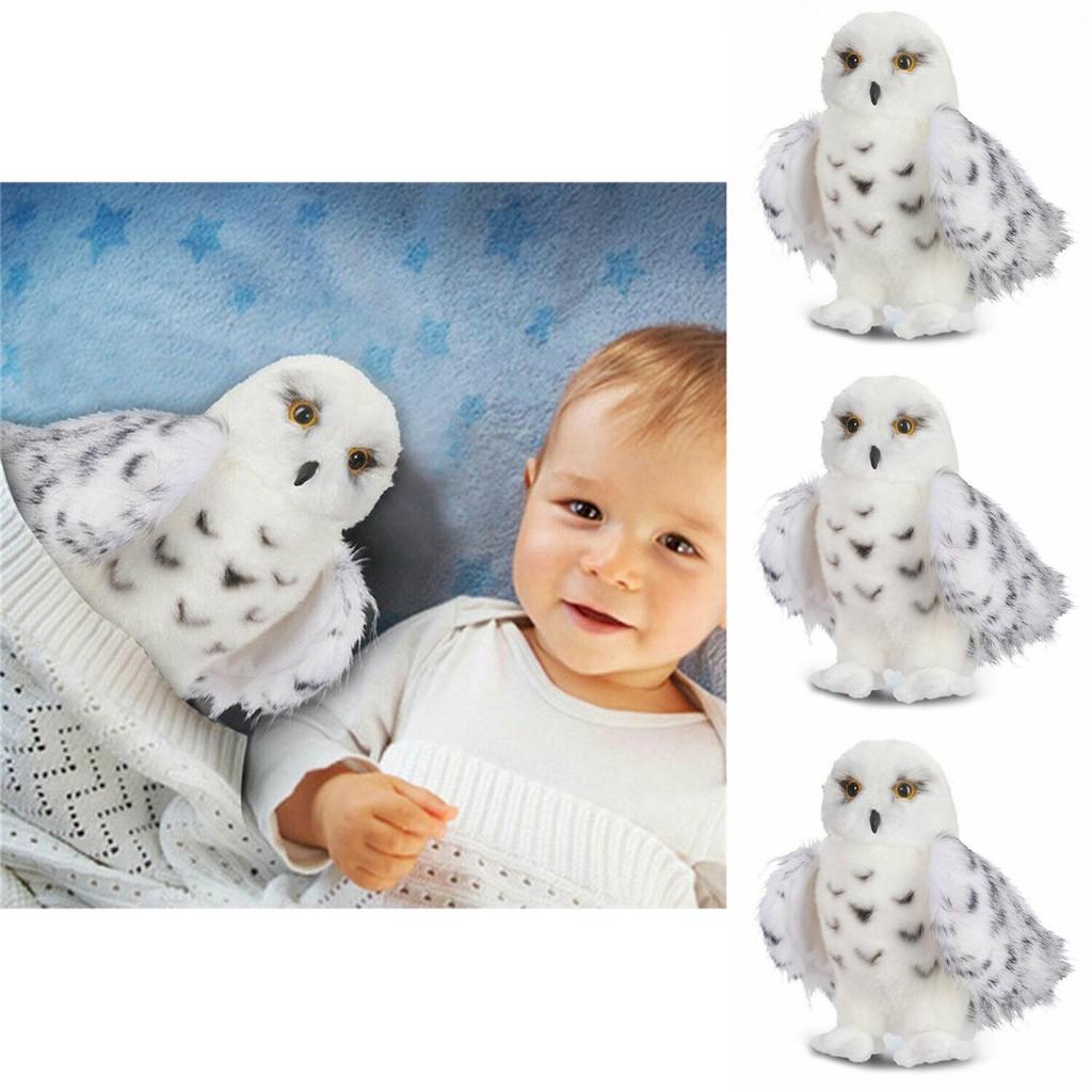 Adorabile Gufo delle Nevi Mago Peluche Morbido Bambola Imbottita Per Bambini Regalo di Natale
