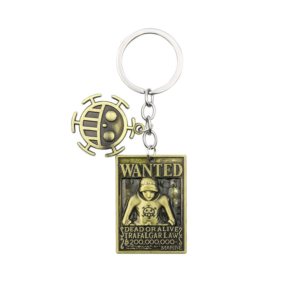 One Piece Keychain Set With Zinc Alloy Characters For Anime Fans And Gift Giving