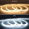 Super Bright 220V COB LED Strip Light with Switch EU Plug Waterproof Flexible Neon Tape Ribbon for Kitchen Bedroom Cabinet Room Home Decoration