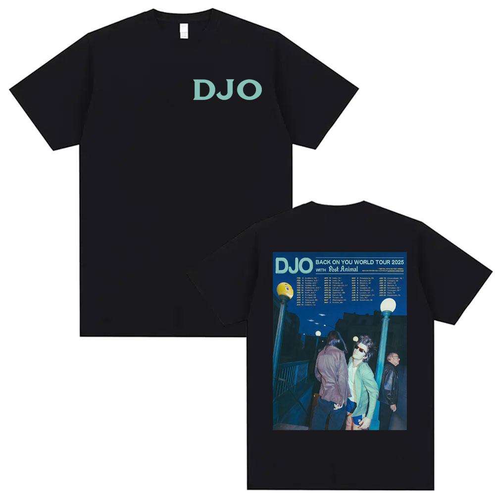 Djo Back on You World Tour Tshirts Joe Keery New Fans Gift T Shirts Unisex Women Fashion Casual Cotton Oversized Top Unisex