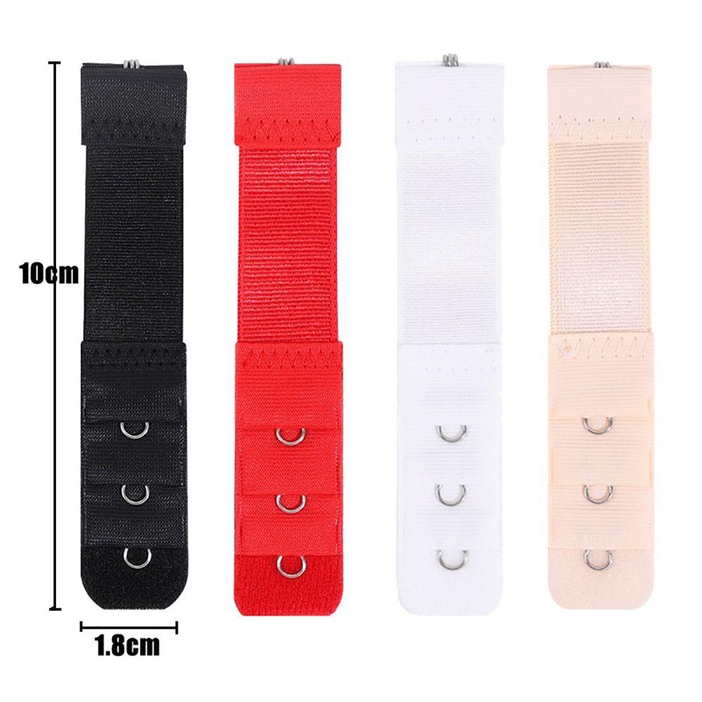 1/8Pcs Belt Buckle Bra Extension Buckles Underwear Accessories Nylon Clasp Bra Extender 1 Row 3 Hooks Adjustable