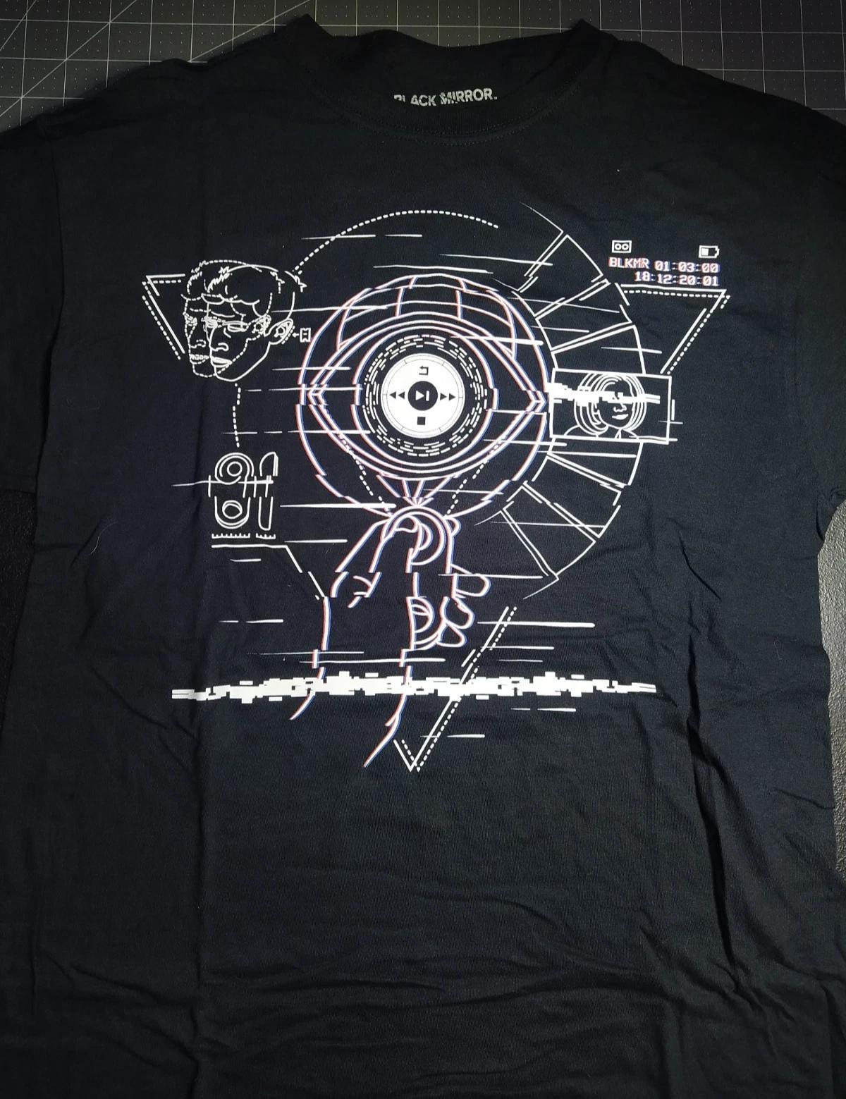 

Loot Crate Tees 2019 Black Mirror The Entire History Of You Men s Medium T-Shirt S