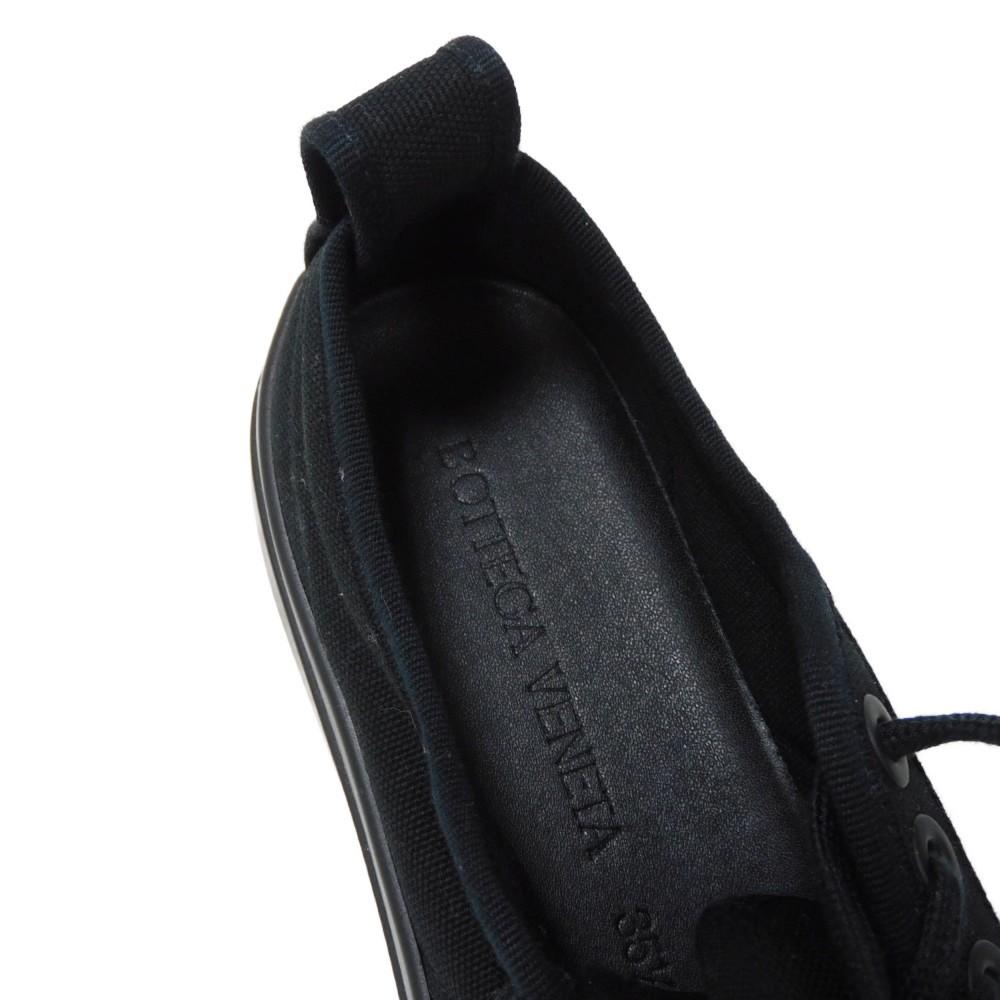 Used 11897 Vulcan Low Tops 741360 V2R10 1000 7896 35 1/2" Low Cut Rubber Black 8.9" Canvas Excellent Condition Nero
