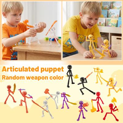 Sammler-Actionfiguren-Set, Enthält 6 Waffen, Eine Animierte Figur, Einen Multi-Posierbaren Roboter und Ein Geburtstagsgeschenk für Kinder.