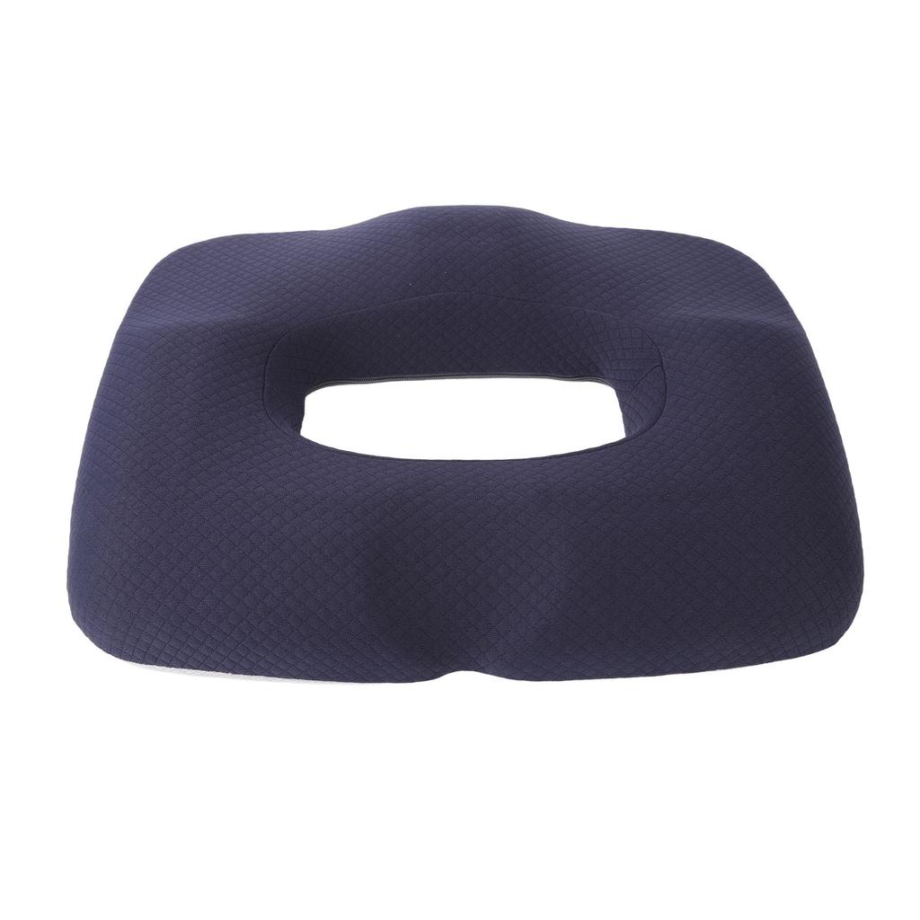 Seat Cushion Comfortable Memory Foam Breathable Versatile Hollow Seat Cushion for Office Car Home Navy Blue