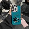 Custodia per Telefono Macklin Celebrini San Jose Sharks per iPhone 17,16,15,14,13,12,Pro MAX Nera Opaca Cover Antiurto