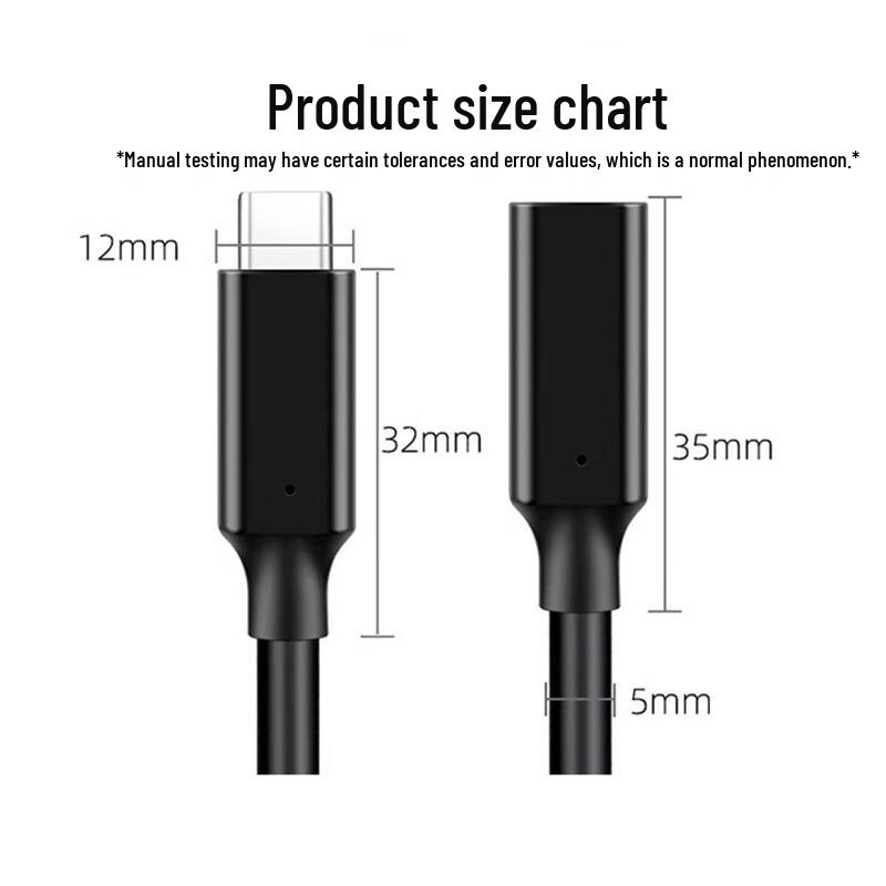 JINNENG Type-C USB3.2 4K HD Extension Data Cable