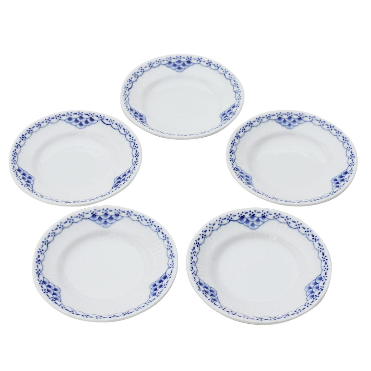 

Royal Copenhagen Princess Plates, Set of 5, 11cm, 1104045 [Parallel Import]