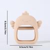 Not fall off silicone baby teething toys baby hand held teether pacifier breastfeeding baby newborn teething toys