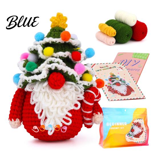 Multifunctional Christmas Crochet Handmade Jewelry Material Bag Beginners DIY Kit for with Realistic Supplies Hooks