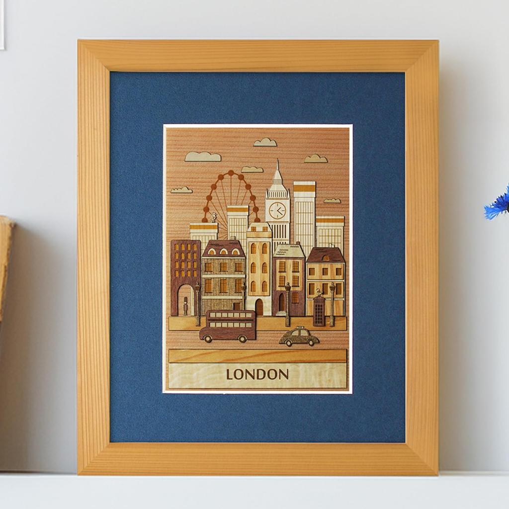 KINOWA "London" Woodblock Printing Original Handmade Kit, World Streets, Made In Japan