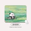 Panda Cartoon Mouse Pad - Portable Soft Wrist Rest for Office & Laptop