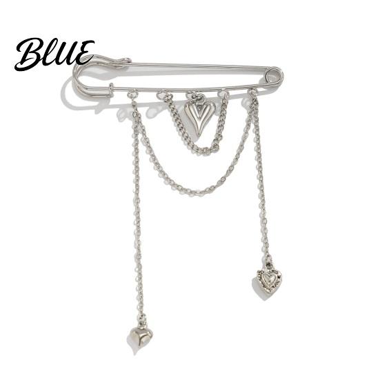 Women Clothing Pin Brooch Safety Link Chain Tassel Sweater Shawl