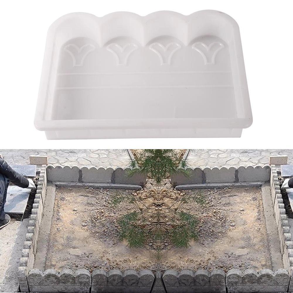 Reusable Garden Fence Mold Easy Operation Brick Mold DIY Flower Bed Mold Patio