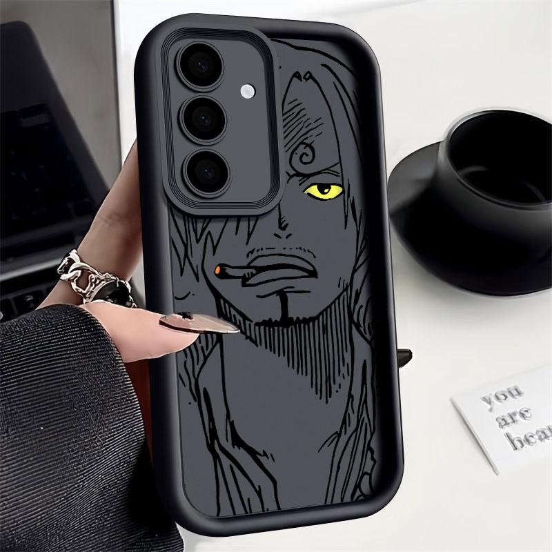 

Чехол для телефона с персонажами One Anime Piece для Samsung S26 S25 S24 S23 S21 S20 Ultra для Galaxy S25 S24 FE S26 Plus Funda Мягкая крышка Galaxy S20