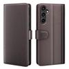 For Samsung Galaxy S23 FE Case Genuine Split Leather Phone Cover with Wallet Stand