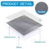 2 Stück/Set Wandreparaturpflaster Selbstklebend Feingitter Aluminium Verzinktes Stahlblech Heavy Duty Metall Gipskarton Reparaturpflaster Haushaltswaren