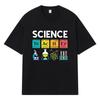2026 Science Printed Graphic Streetwear Y2k Harajuku Clothes 100% Cotton T Shirt Casual Oversized Summer Men T-shirt