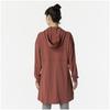 Mizuno Stretch Smooth Training Hoodie with UV Marsala Wine Women's Protection, 32MCB870,