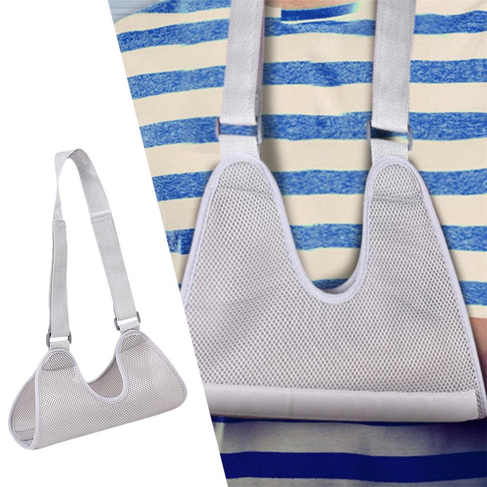 Écharpe de bras avec plaques en alliage d'aluminium, Support réglable pour main gauche et droite, épaule luxée pour bras cassé