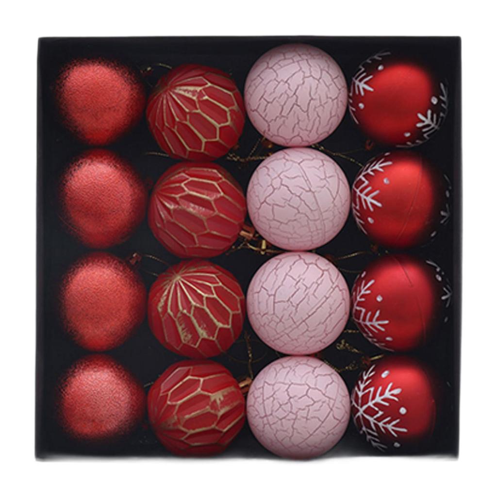 16 Pieces Christmas Ball Ornaments Tree Shatterproof Pendants Party Favors Baubles Xmas Balls Christmas Ornaments for Graduation