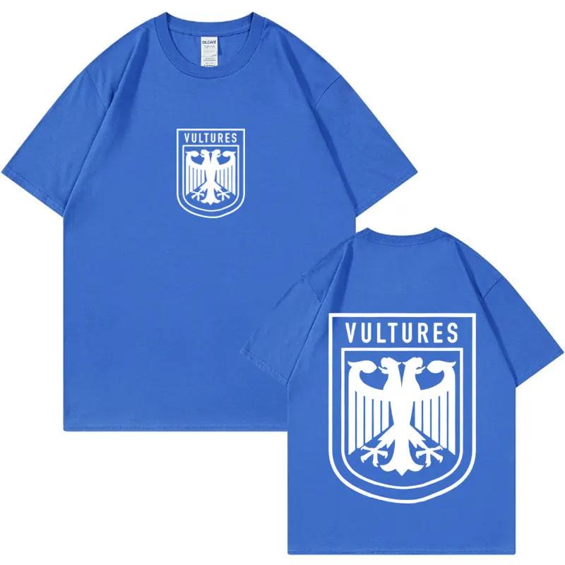 Rapper Kanye West Vultures Logo Alba Tričko Pánské Dámské Hip Hop Punk Gotické Trička 100% Bavlna Oversized Tričko Streetwear
