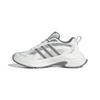 Cushioning Abrasion Resistant Breathable Low Top Running Shoes Unisex White Gray Sneakers JP9814