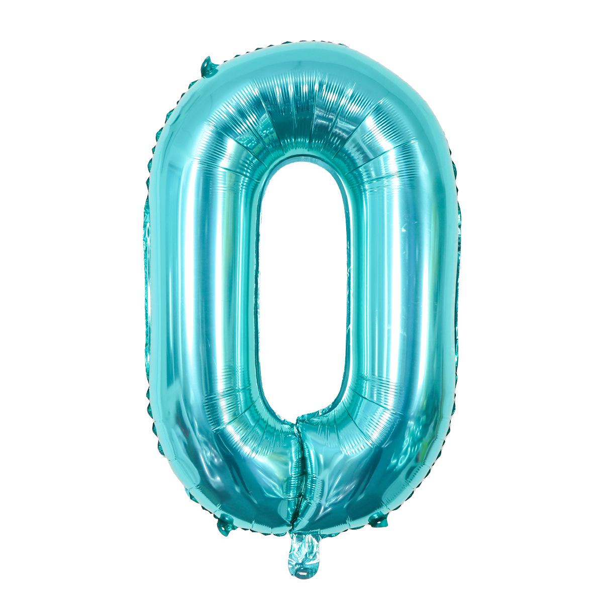 

32-дюймовый американский цифровой фольгированный шар Ni Lan для украшения дня рождения и свадьбы