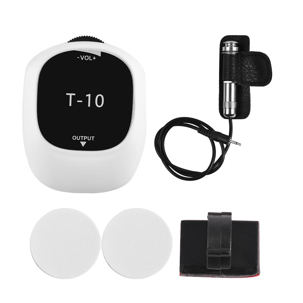 Piezo snímač Univerzální bez vrtání Samolepící snímač 6,5 mm audio rozhraní pro reproduktor,
