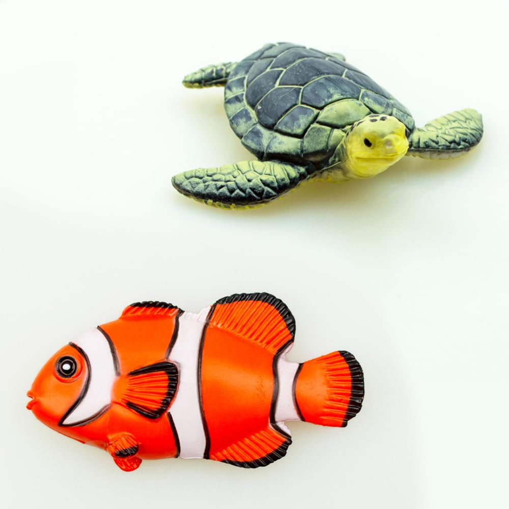 The Access Fish Figure 3D Encyclopedia Aquarium Toy 12-Type