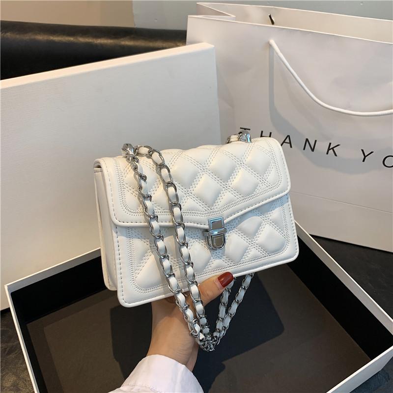 

Популярная сумка-цепочка сумка новая волна мода плечо женская сумка четыре сезона мода тенденция кроссбоди маленькая квадратная