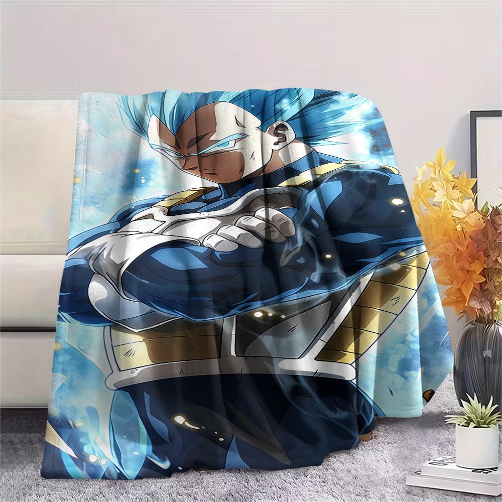 Dragon Ball Character Poster Print Flannel Blanket,High quality Comfortable for All Seasons,Home Decor,Warmth and Comfort,Perfect for Christmas Gifts