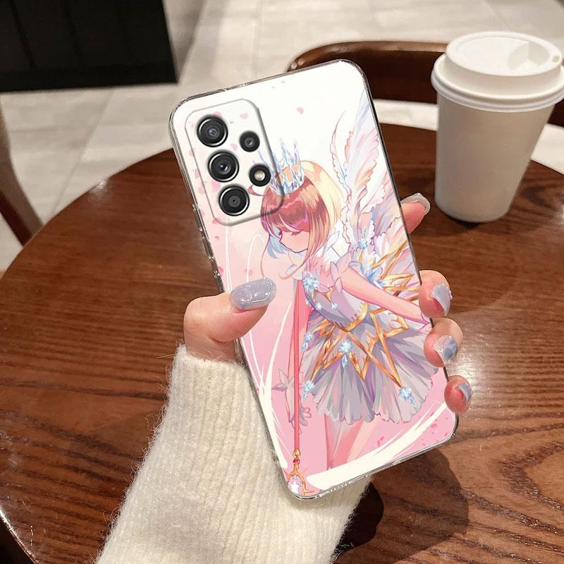 Cartoon CardCaptors Sakuras For Samsung Galaxy A55 Case A54 A52 A53 A15 A14 A13 A21S A23 A51 A34 A35 A33 A32 A72 71 Phone Cover