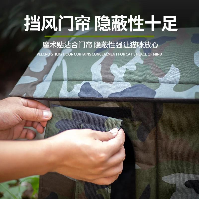 Stray Cat Nest Outdoor Rainproof Universal In All Seasons Warm In Winter Closed Outdoor Cold-proof Outdoor Cat House