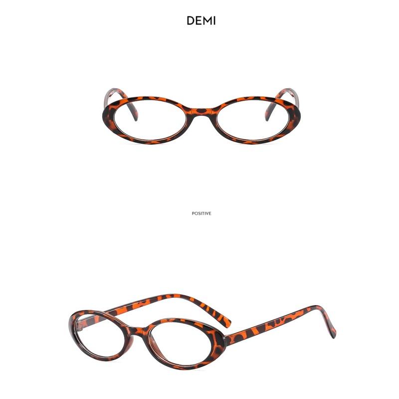 Ladies Glasses, Retro Small Frame Flat Glasses.