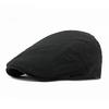 Unisex Japanese Retro Flat Cap Summer Thin Breathable Beret Hat Men Women British Style Simple Solid Color Newsboy Hat Casual Painter Duckbill Cap