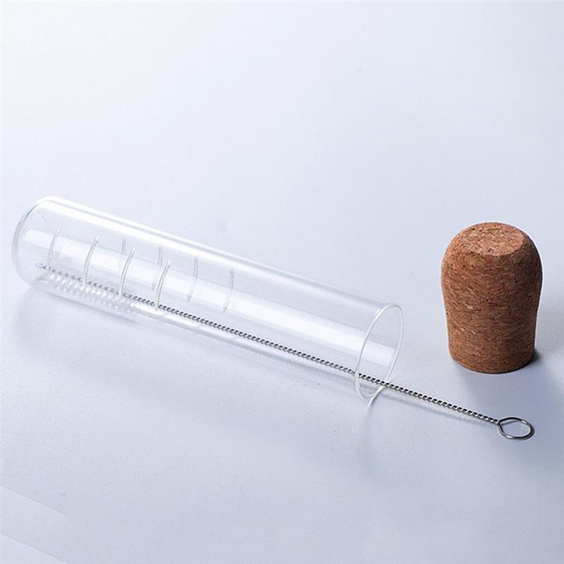 Glass Tea Infuser Tea Filter Creative Pipe Glass Design Tea Strainer Kitchen Accessories