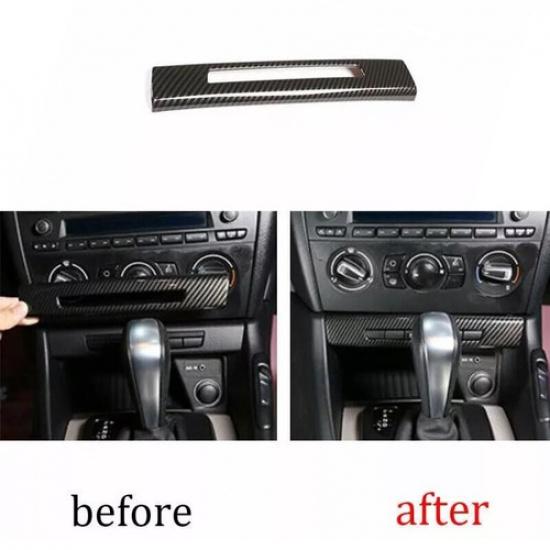2010-2015 Carbon Fiber Central Driving Assistant Mode Frame Trim For BMW X1 E84