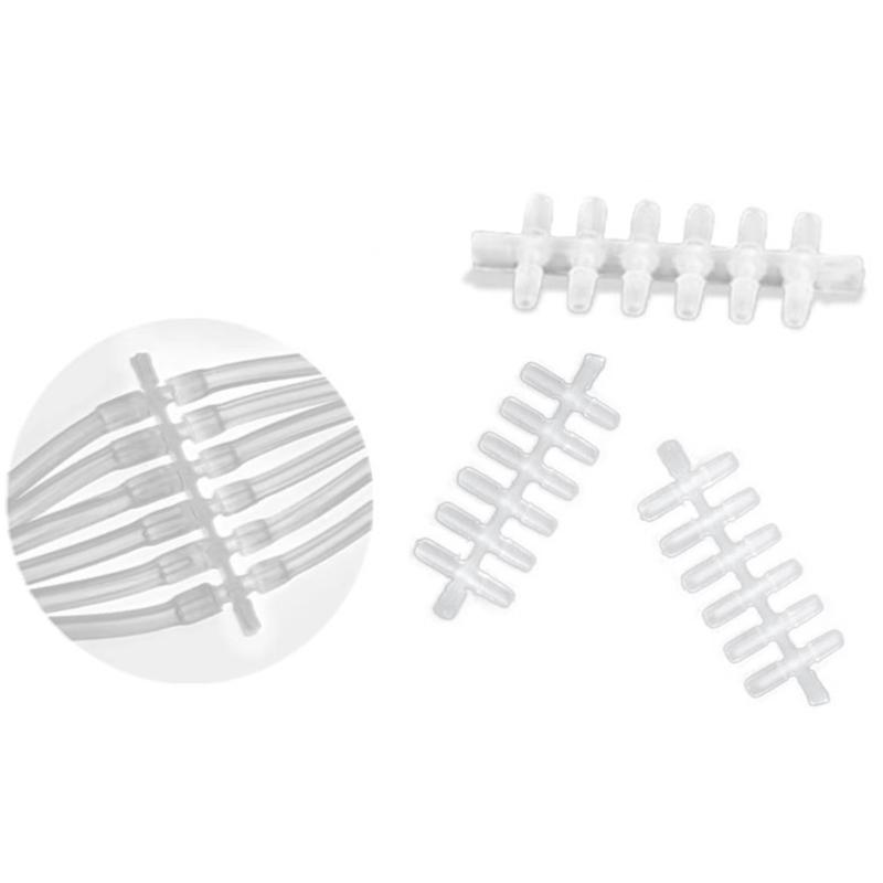 Pack of 10 Continuous Ink System Tubing Adapters CISS Pipeline Hose Ink Tube Connectors for Office Printers