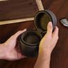 Zipper Closure Watch Storage Box PU Leather Watch Storage Holder Watch Display Case  Daily Commute