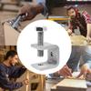 Suport de masă din oțel inoxidabil cu clemă în C argintie 0-20 mm