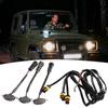 For Ford F-150 Car Front Grille Lights Waterproof Exterior Decoration Hood Grille Lights Bright For Car For Camping Travel